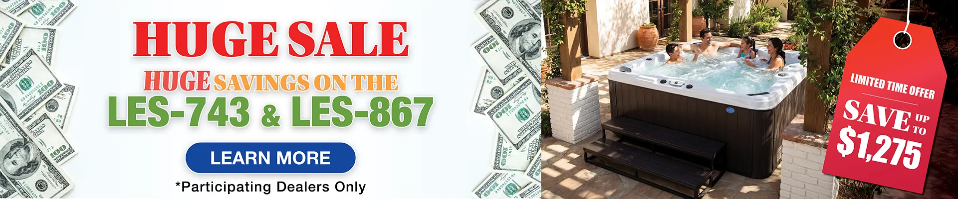 Calspas hot tub being used in a family setting - Lynwood